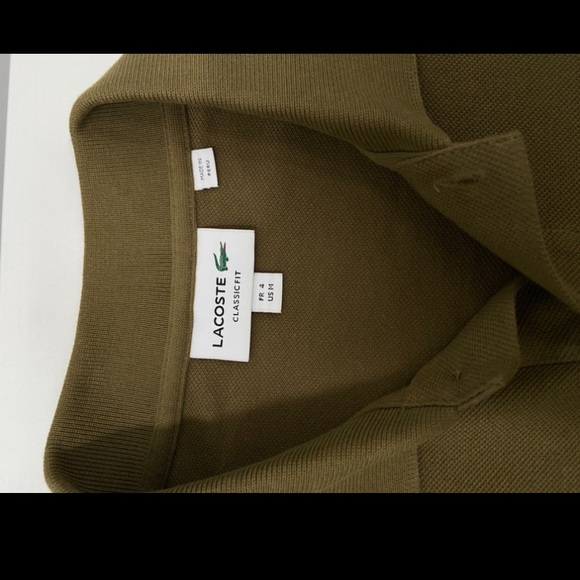 Lacoste Classic Fit Short Sleeves Polo Shirt Size M NEW - Picture 5 of 9